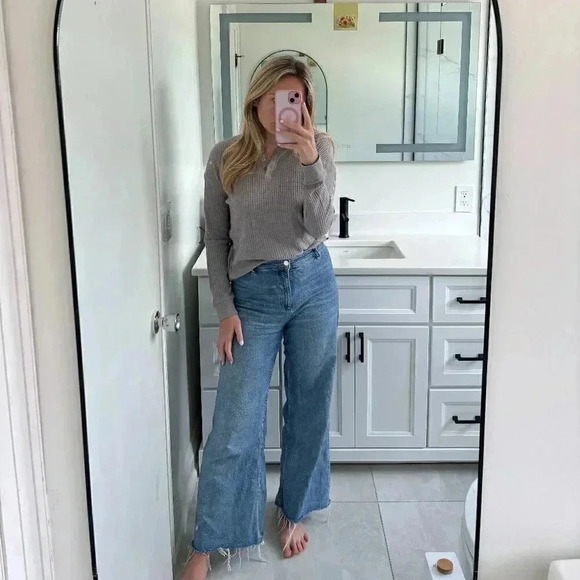 Roots Tops - Roots  Boyfriend Fit Waffle Shirt